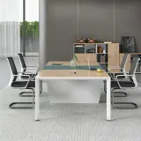 Modern Collaborative Office Workstation Table - Maoters thumbnail 4