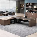 L Shaped Desk with Cabinet Storage – Maoters thumbnail 3