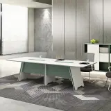 Contemporary Rectangular Conference Table thumbnail 4