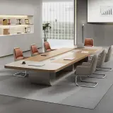 Boardroom Wood Conference Table thumbnail 3