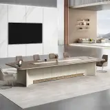 Elite Rectangular Lacquered Conference Table – Maoters thumbnail 3