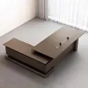 Modern L-Shape Office Desk - Maoters thumbnail 1