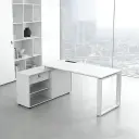 White Minimalist Executive Desk - Maoters thumbnail 1