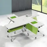 Rolling Modular Office Conference Table - Maoters thumbnail 2