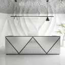 Simple Modern Light Luxury Reception Desk - Maoters thumbnail 1