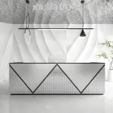 Simple Modern Light Luxury Reception Desk - Maoters thumbnail 1