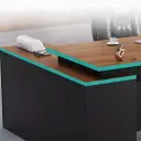 Simple Style Office Manager Computer Desk - Maoters thumbnail 10