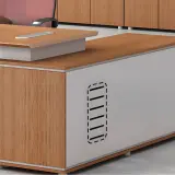 Wood Panel Modern Executive Desk - Maoters thumbnail 9