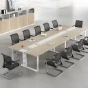 Light Wood Boardroom Meeting Table - Maoters thumbnail 2