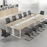 Light Wood Boardroom Meeting Table - Maoters thumbnail 2