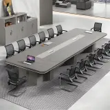 Large Rectangular Corporate Conference Desk - Maoters thumbnail 4