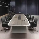 Simple Modern Large Conference Table - Maoters thumbnail 4