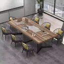 Modern Boardroom Sleek Conference Table - Maoters thumbnail 2