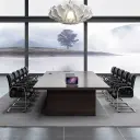 Large Wood-Style Conference Table - Maoters thumbnail 3