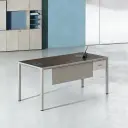 Modern Minimalist Single Executive Desk – Maoters thumbnail 1