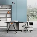 Modern Office Minimalist Executive Desk - Maoters thumbnail 4