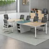 Modern Collaborative Office Workstation Table - Maoters thumbnail 2