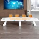 Stylish Lacquered Conference Table – Maoters thumbnail 4