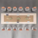 Contemporary Minimalist Office Conference Table thumbnail 3