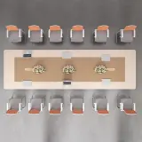 Contemporary Minimalist Office Conference Table thumbnail 3