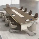 Elite Rectangular Lacquered Conference Table – Maoters thumbnail 2