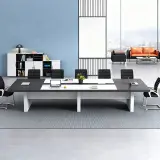 Long Rectangular Office Negotiation Table - Maoters thumbnail 3