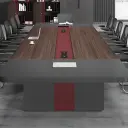 Modern Executive Wood Conference Table for Boardroom - Maoters thumbnail 10