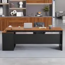 Simple Style Office Manager Computer Desk - Maoters thumbnail 3