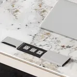 Light Luxury Stone Top Executive Desk - Maoters thumbnail 7