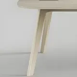 Minimalist Rounded Wood Boardroom Table - Maoters thumbnail 9