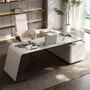 Curved Luxury Manager Desk - Maoters thumbnail 2