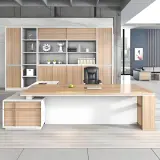 Practical Wooden Office Executive Desk - Maoters thumbnail 4