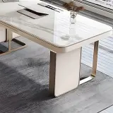 Light Luxury Stone Top Executive Desk - Maoters thumbnail 9