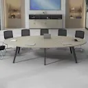 Corporate Oval Modular Conference Table - Maoters thumbnail 3