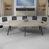 Corporate Oval Modular Conference Table - Maoters thumbnail 3