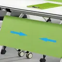 Rolling Modular Office Conference Table - Maoters thumbnail 10