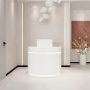 Minimalist Glowing Front Reception Desk - Maoters thumbnail 2
