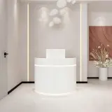 Minimalist Glowing Front Reception Desk - Maoters thumbnail 2