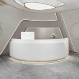 Curved Beauty Salon Bar Counter thumbnail 1