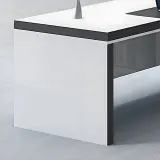 Modern Minimalist Presidential-Style Desk - Maoters thumbnail 9