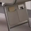 Light Luxury Curved Executive Office Desk - Maoters thumbnail 8