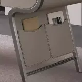 Light Luxury Curved Executive Office Desk - Maoters thumbnail 8