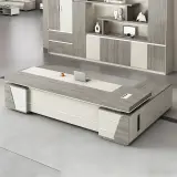 Private Office L-Shaped Executive Desk - Maoters thumbnail 1