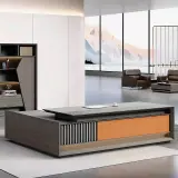 Luxury L-Shaped Office Desk - Maoters thumbnail 1