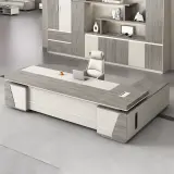 Private Office L-Shaped Executive Desk - Maoters thumbnail 2