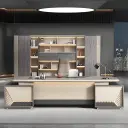 Luxurious Single Executive Desk - Maoters thumbnail 4