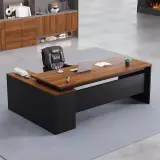 Simple Style Office Manager Computer Desk - Maoters thumbnail 2