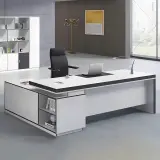 Modern Minimalist Presidential-Style Desk - Maoters thumbnail 2