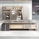 Luxurious Modern Executive Office Desk - Maoters thumbnail 3