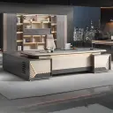 Luxurious Single Executive Desk - Maoters thumbnail 2